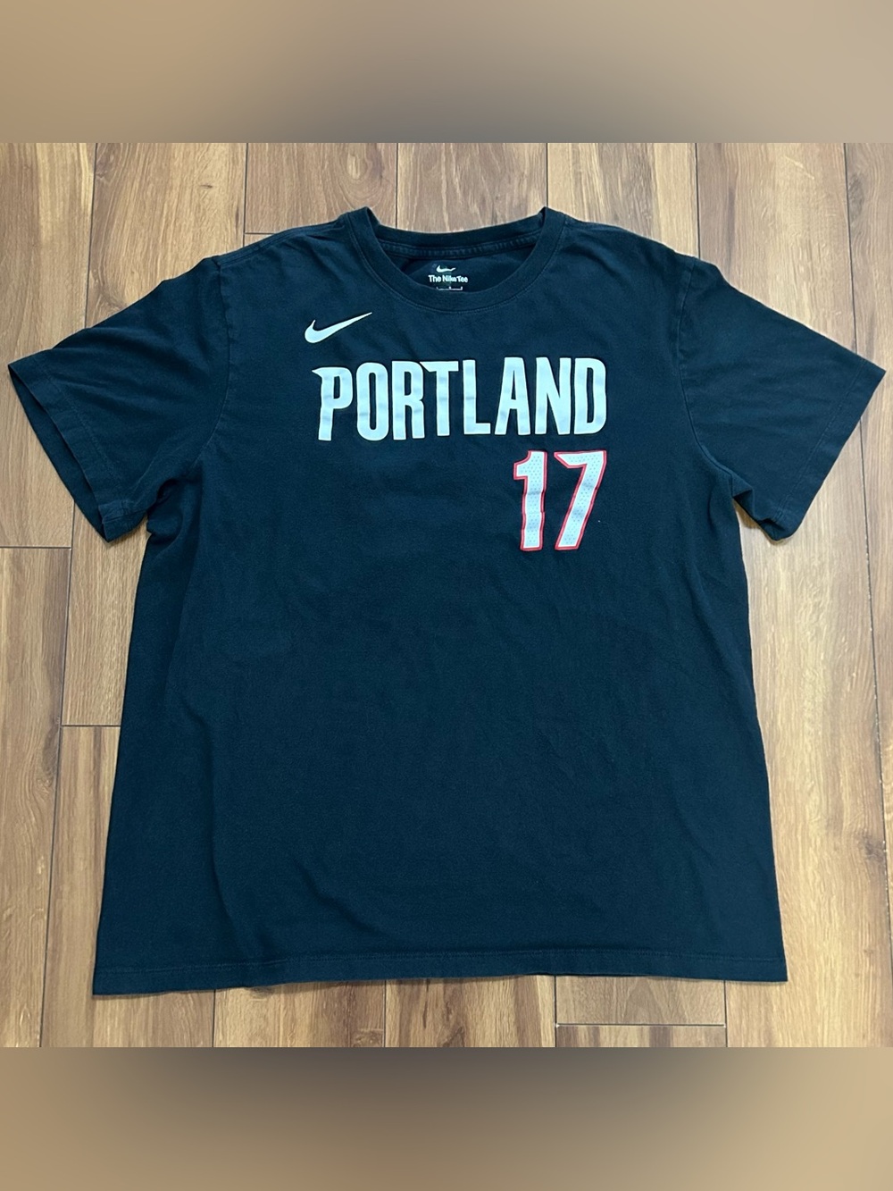 Nike Mens Shaedon Sharpe L T-Shirt Portland Trail Blazers Official NBA Tee